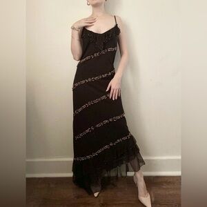 Vintage Y2K Seashell Asymmetrical Mermaid Dress